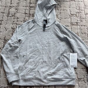 lululemon athletica Textured Light Gray Hoodie